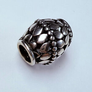Pandora Climbing Ivy Palu Kali Barrel Charm Sterling Silver 925 ALE Retired